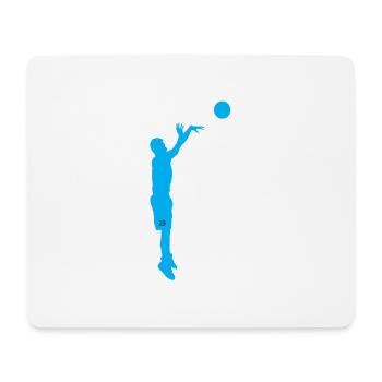Basketballspieler - Mousepad (Querformat) - Weiß - Vorne