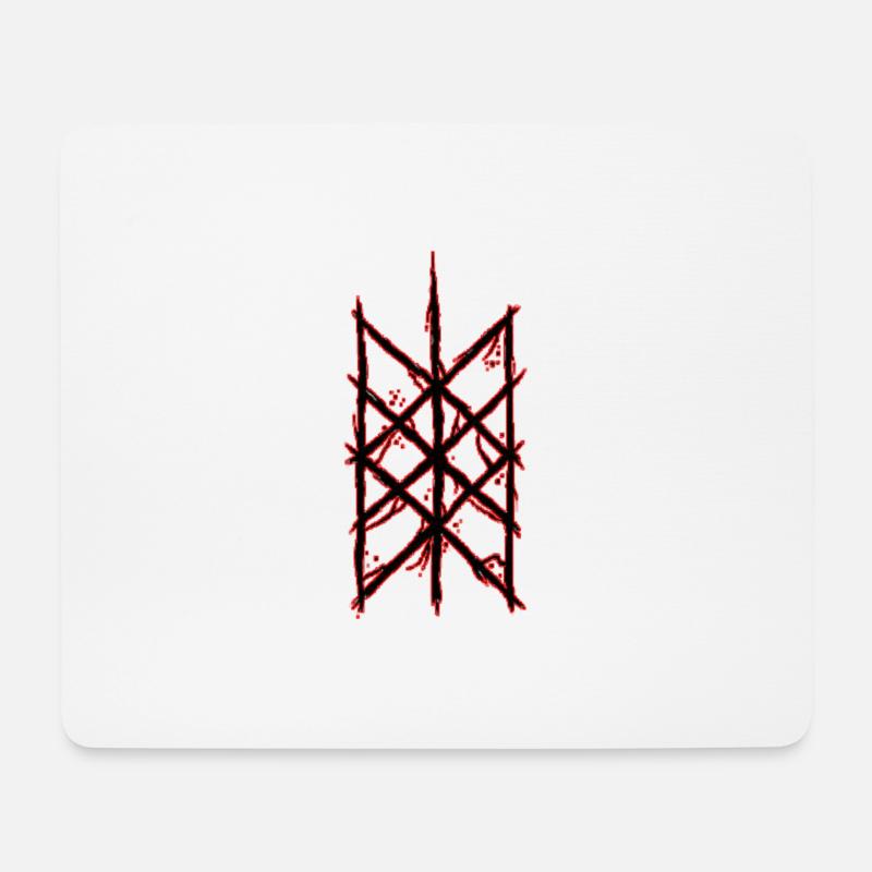 Web of Wyrd - Mousepad (Querformat) - Weiß