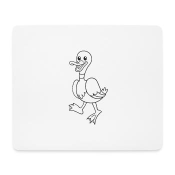 Duck, duck, bird, gift, gift idea - Mouse Pad (horizontal) - white - Front