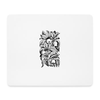 apfel apple obst veggie gemuese fruits31 - Mousepad (Querformat) - Weiß - Vorne