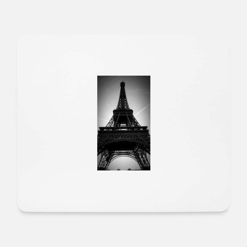 Eiffel Tower Paris / tour Eiffel - Mouse Pad (horizontal) - white