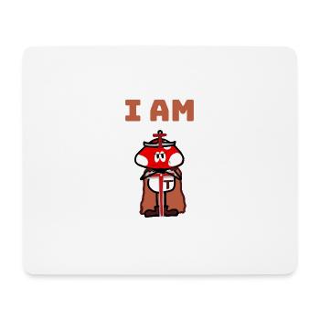 I am T! - Mousepad (Querformat) - Weiß - Vorne