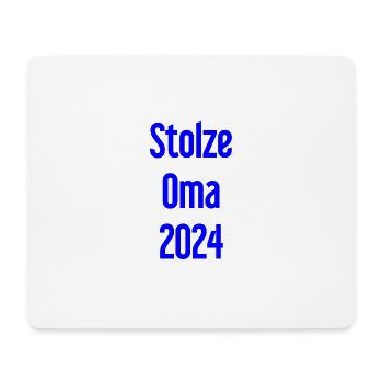 Stolze Oma 2024 – Perfekt für frischgebackene Omas - Mousepad (Querformat) - Weiß - Vorne