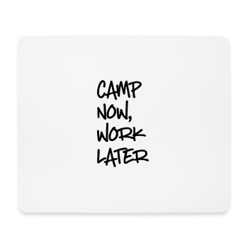 camping - Mouse Pad (horizontal) - white - Front