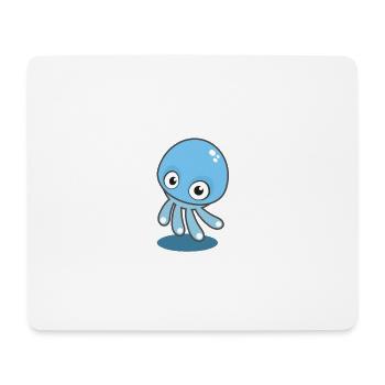 Qualle - Mousepad (Querformat) - Weiß - Vorne
