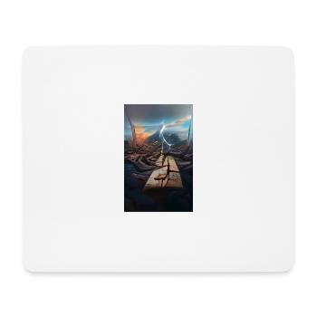 End of the world - Mousepad (Querformat) - Weiß - Vorne