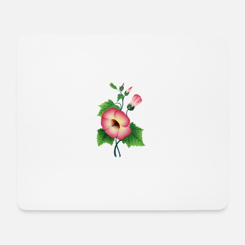 Lilie - Mousepad (Querformat) - Weiß
