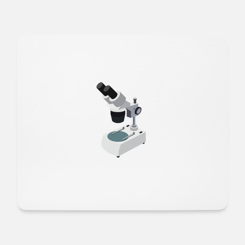 microscope - Mouse Pad (horizontal) - white
