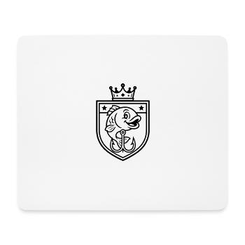 Fish Fishing Logo - Mouse Pad (horizontal) - white - Front