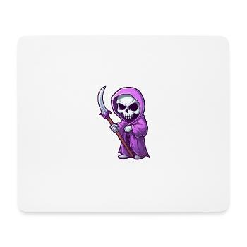 Graffiti Sensenmann Sticker - Mousepad (Querformat) - Weiß - Vorne