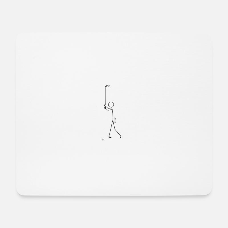 Golf (Hole-in-One) - Mousepad (Querformat) - Weiß