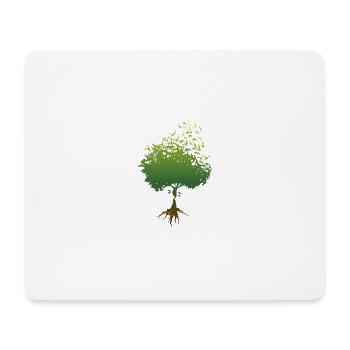 Der Baum der Freundschaft - Mousepad (Querformat) - Weiß - Vorne