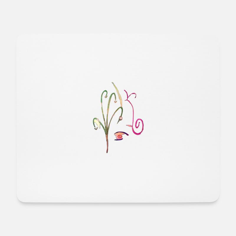 Lächeln - Mousepad (Querformat) - Weiß