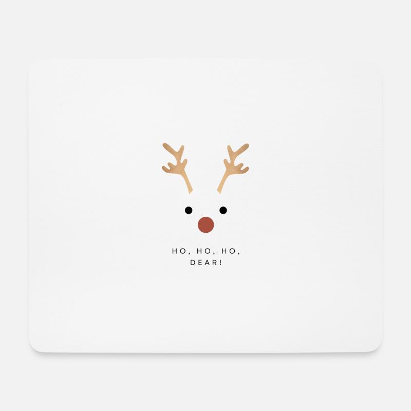 HoHoHo Dear Christmas - Mouse Pad (horizontal) - white