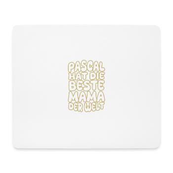 Pascal - Tapis de souris (format paysage) - blanc - Devant