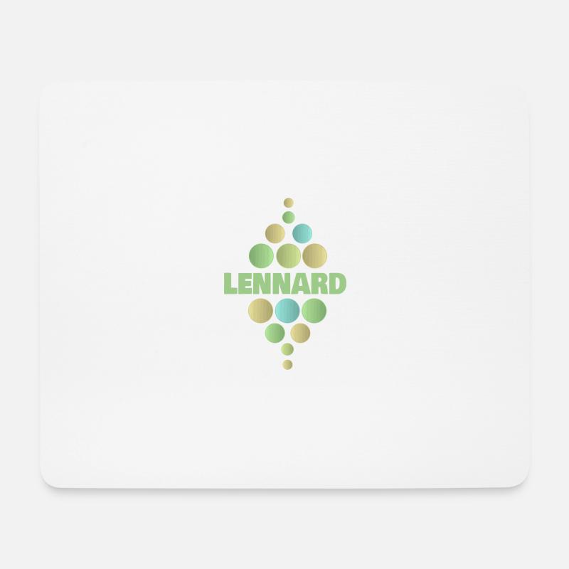 Geschenk für Lennard - Mousepad (Querformat) - Weiß