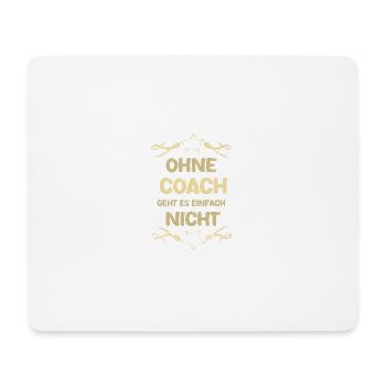 Coach - Mouse Pad (horizontal) - white - Front