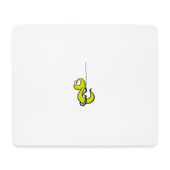 worm - Mousepad (Querformat) - Weiß - Vorne