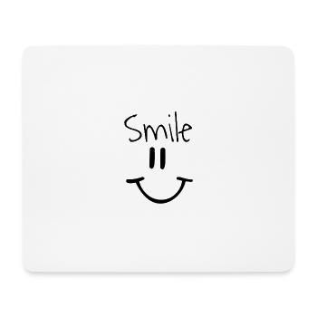 Lächeln - Mousepad (Querformat) - Weiß - Vorne