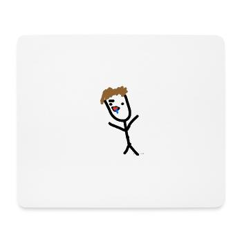 Lustig - Mousepad (Querformat) - Weiß - Vorne