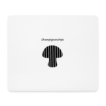Pilz Chips - Mousepad (Querformat) - Weiß - Vorne