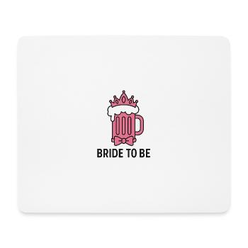 Bierkrug im Bride Look - Mousepad (Querformat) - Weiß - Vorne