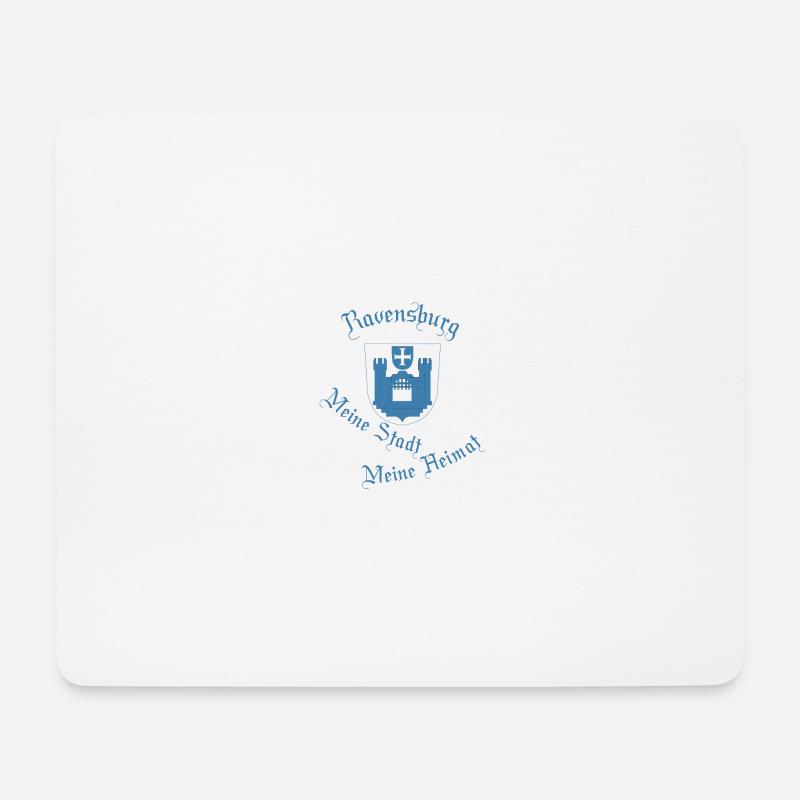 Ravensburg Rutenfest - Mousepad (Querformat) - Weiß