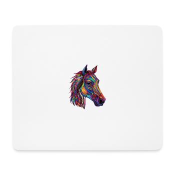 Falkenstein Thoroughbred Riding Statement - Mouse Pad (horizontal) - white - Front