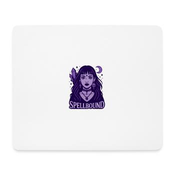 Sorcière Spellbound violette mystique - Tapis de souris (format paysage) - blanc - Devant