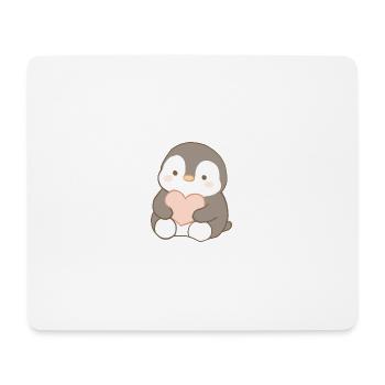 Pingouin - Tapis de souris (format paysage) - blanc - Devant