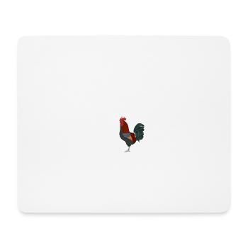 Coq, coq, ornithologue, biologiste, ornithologue - Tapis de souris (format paysage) - blanc - Devant