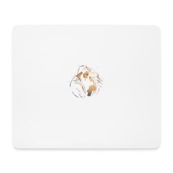 you and me in LOVE - Mousepad (Querformat) - Weiß - Vorne