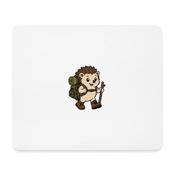Wandering Squirrel Adventurer - Mouse Pad (horizontal) - white - Front