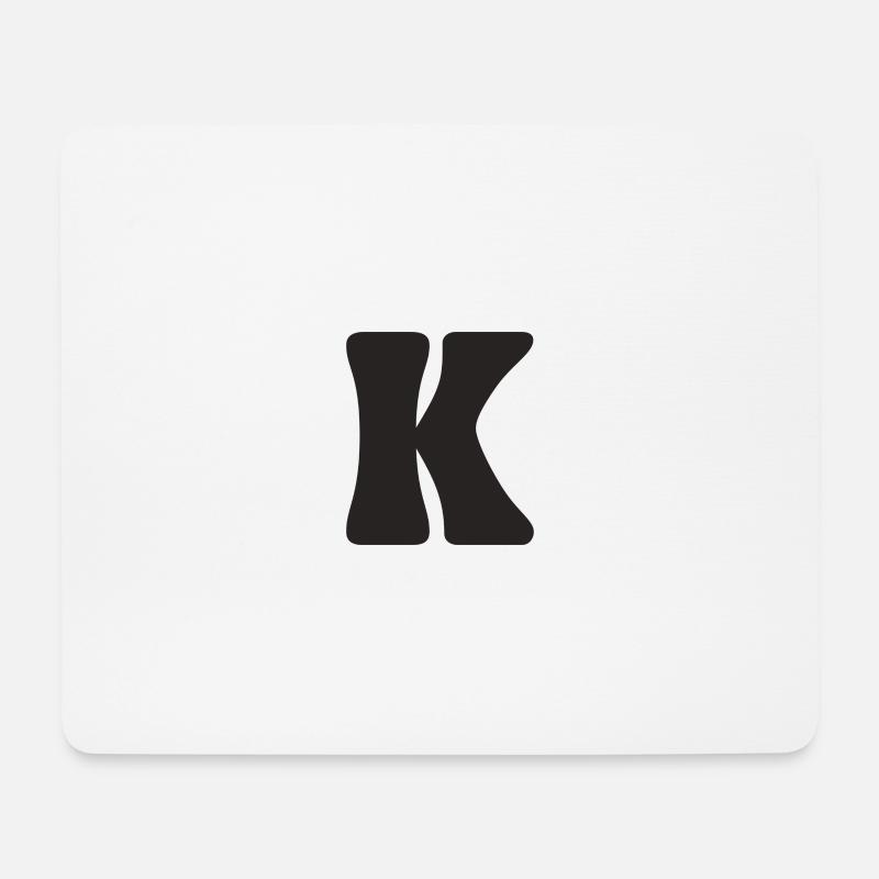 K - Mouse Pad (horizontal) - white