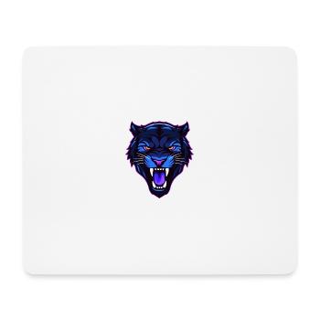 Schwarzer Panther - Mousepad (Querformat) - Weiß - Vorne