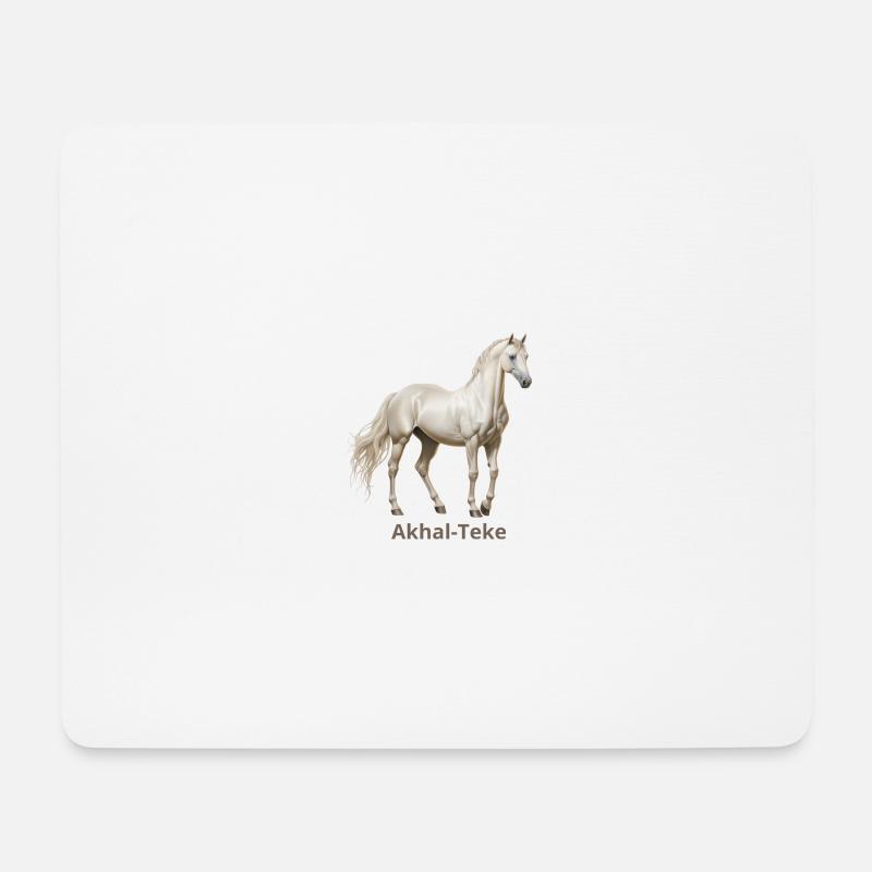 Akhal-Teké - Mouse Pad (horizontal) - white