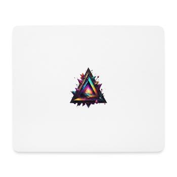 Triangle Abstract - Mouse Pad (horizontal) - white - Front