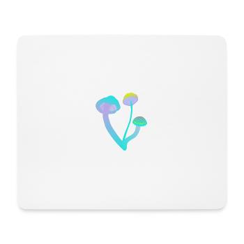 Three little mushrooms - Mousepad (Querformat) - Weiß - Vorne