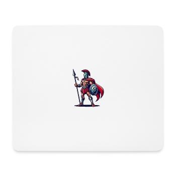 Spartaner - Mousepad (Querformat) - Weiß - Vorne