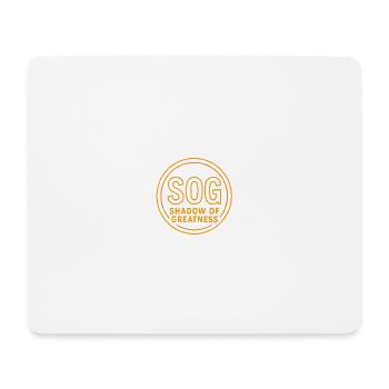 SOG Shadow of Greatness Motivational Design - Mousepad (Querformat) - Weiß - Vorne