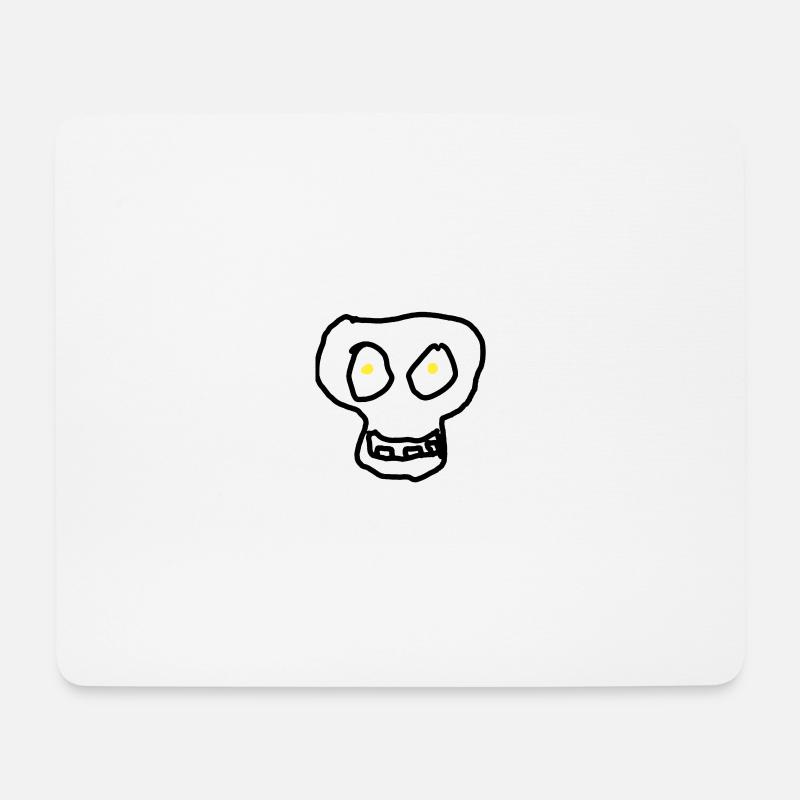 Scheedel - Mousepad (Querformat) - Weiß