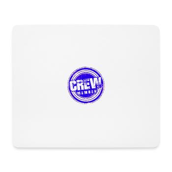 Crew Member - Mouse Pad (horizontal) - white - Front