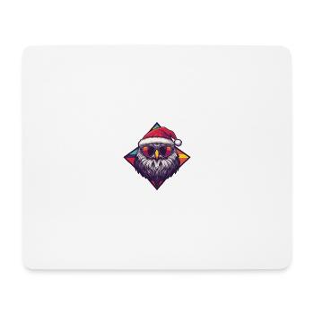 Owl Christmas Cool - Mouse Pad (horizontal) - white - Front