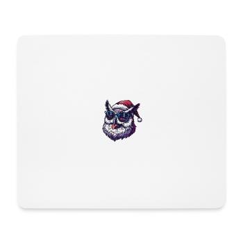 Owl Christmas Funny - Mouse Pad (horizontal) - white - Front