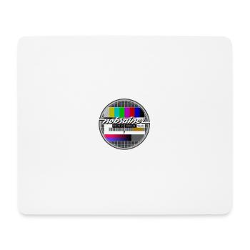 NoBrainer TV Break (No to AfD) - Mouse Pad (horizontal) - white - Front