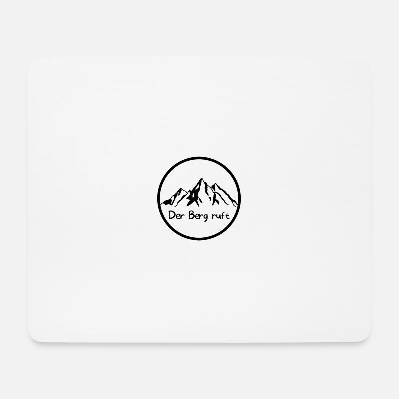 Der Berg ruft - Mousepad (Querformat) - Weiß