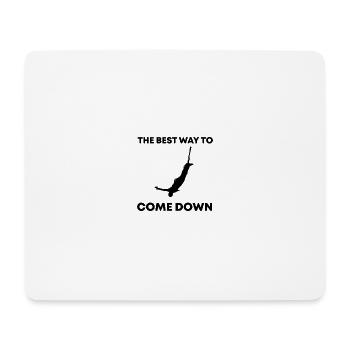 Bungee Jumping Evolution Sport Fun - Mousepad (Querformat) - Weiß - Vorne