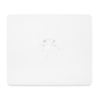 Weltkarte - Mousepad (Querformat) - Weiß - Vorne