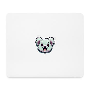 Laughing koala - Mouse Pad (horizontal) - white - Front