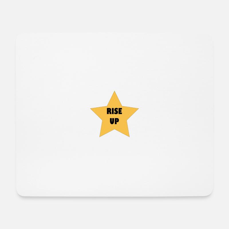 Aufgehen - Mousepad (Querformat) - Weiß